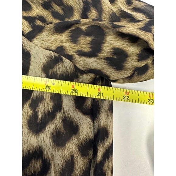 ba&sh Animal Print Ruffle Blouse - Picture 4 of 6